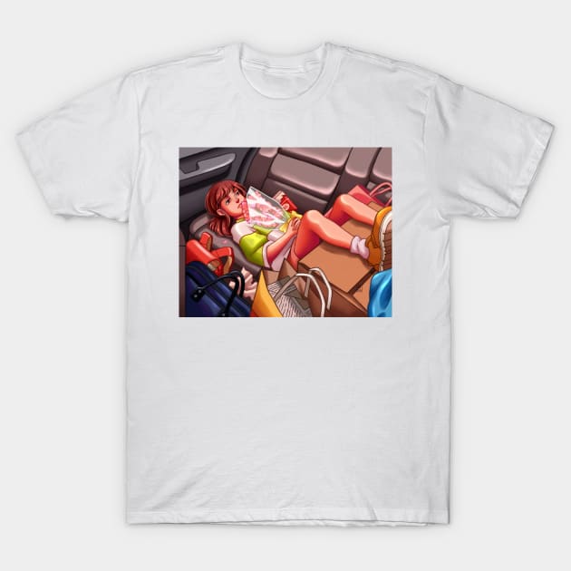 Car Traveling T-Shirt by Smilla